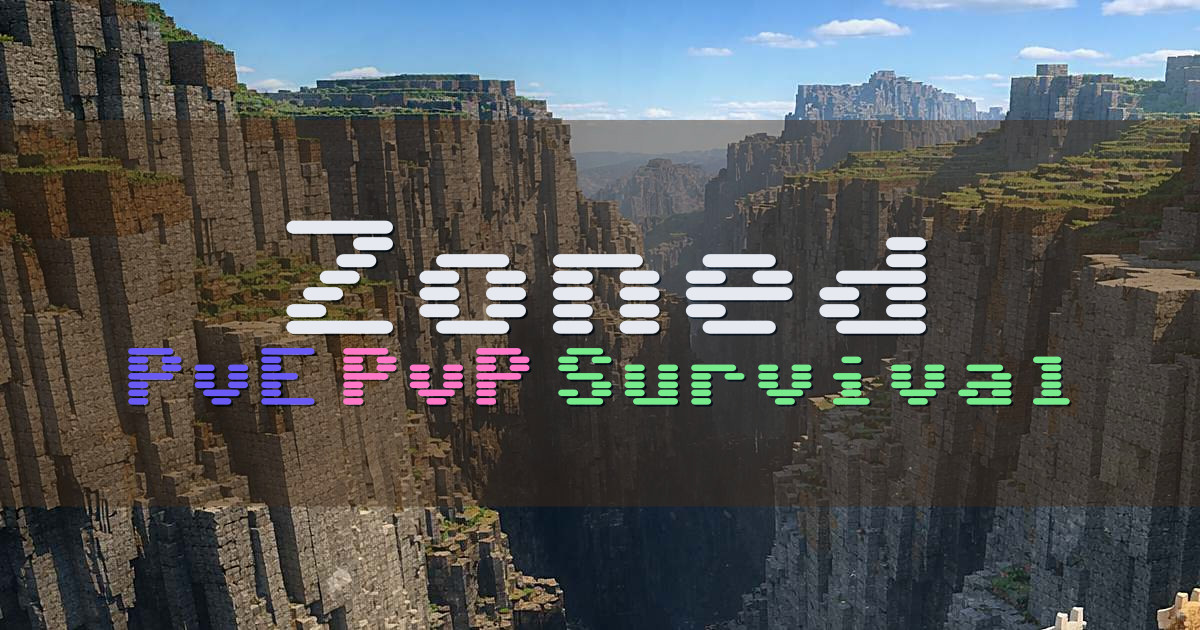Banner for Zoned Exploration and Progression Server (zoned.rip)