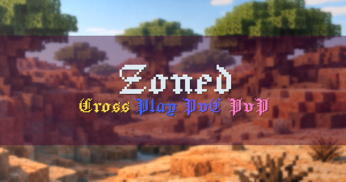 Banner for Zoned Exploration Progression Server (zoned.rip)