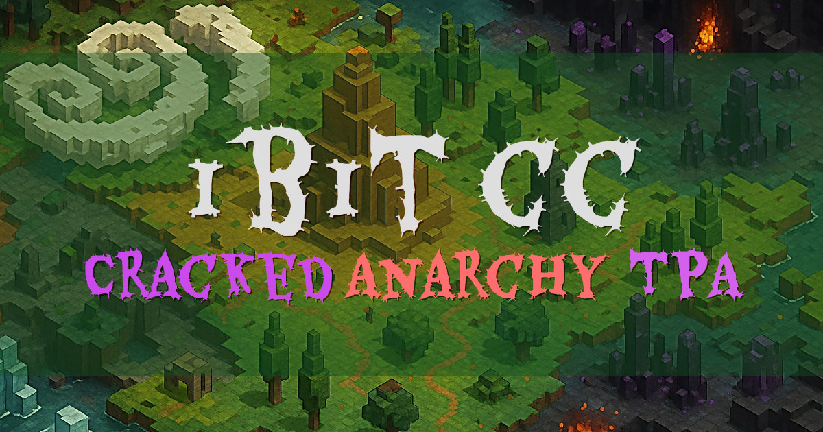 Banner for 1b1t.cc Cracked 1.21.x Anarchy With TPA (1b1t.cc)