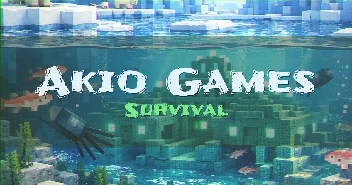 Banner for Akio Games Survival (mc.akiogames.com)