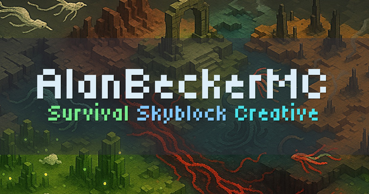 Banner for AlanBeckerMC Survival Skyblock Creative (play.alanbecker.net)