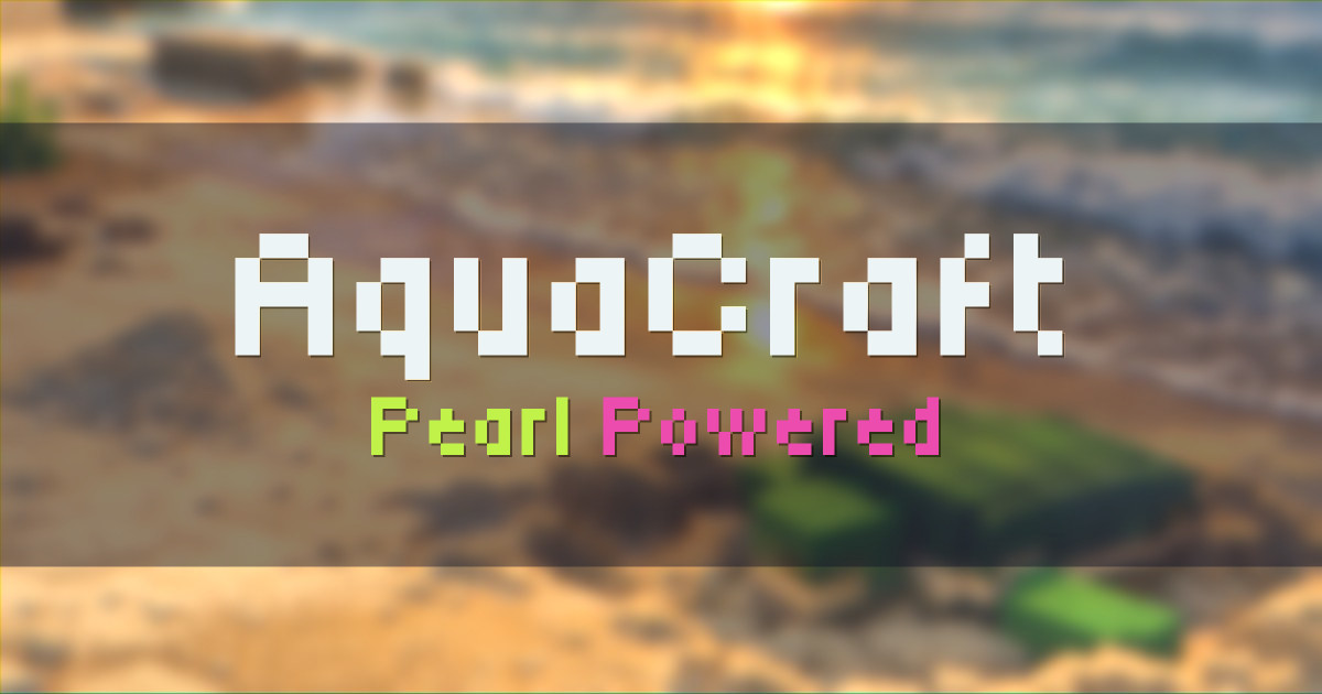 AquaCraft SMP Minecraft server