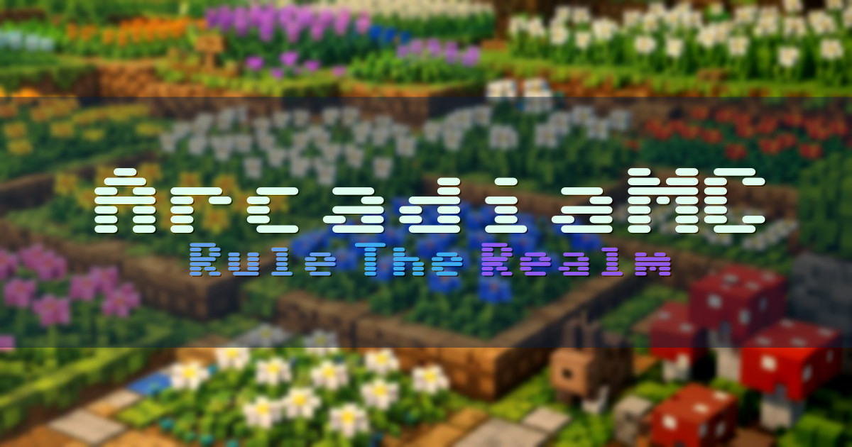ArcadiaMC Towny Minecraft server