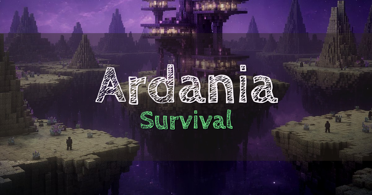 Banner for Ardania Survival (server.ardania.de)
