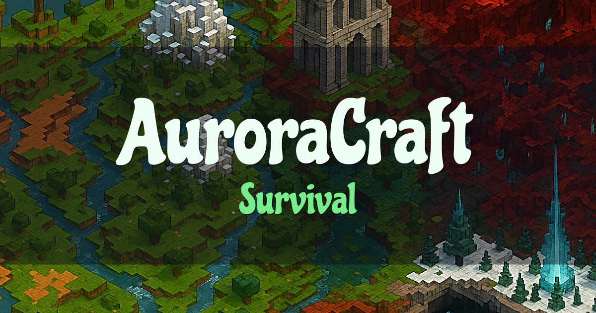 Banner for AuroraCraft Survival