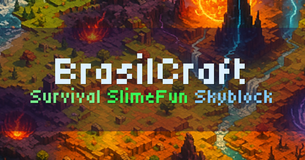 Banner for BrasilCraft Survival SlimeFun 1.21x (jogarbrasilcraft.com)