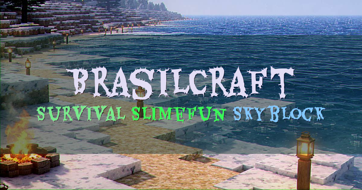 Banner for BrasilCraft Survival SlimeFun Skyblock (jogarbrasilcraft.com)