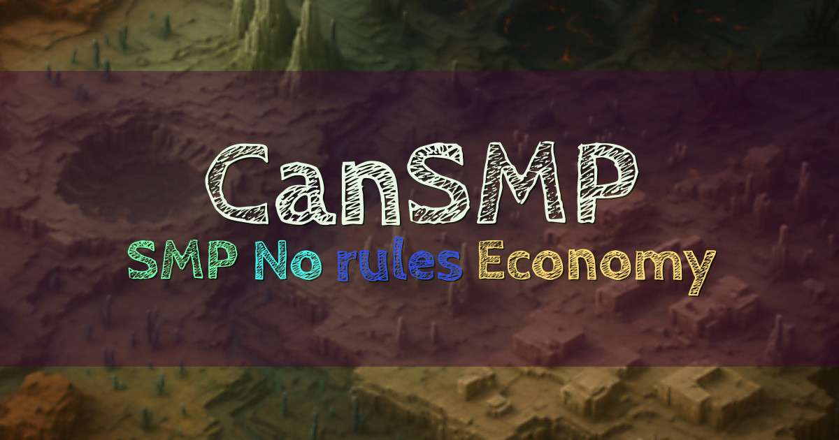 Banner for CanSMP Casual Multiplayer Sandbox With Friends (ygzcann.lunarclient.world)
