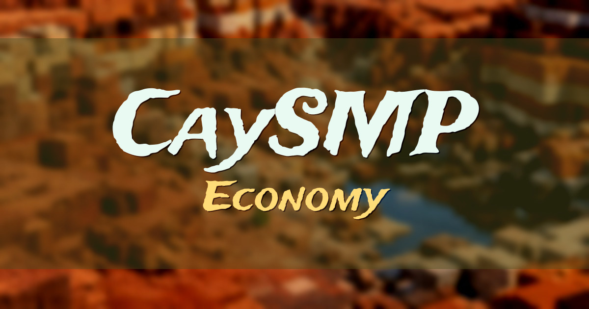 CaySMP Economy Minecraft server