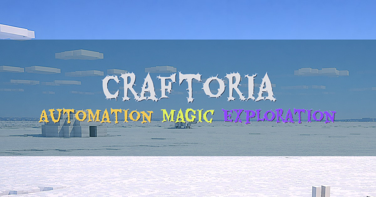 Banner for Craftoria Modded SMP Automation Magic Exploration (craftoriaeu1.aoe-labs.com)