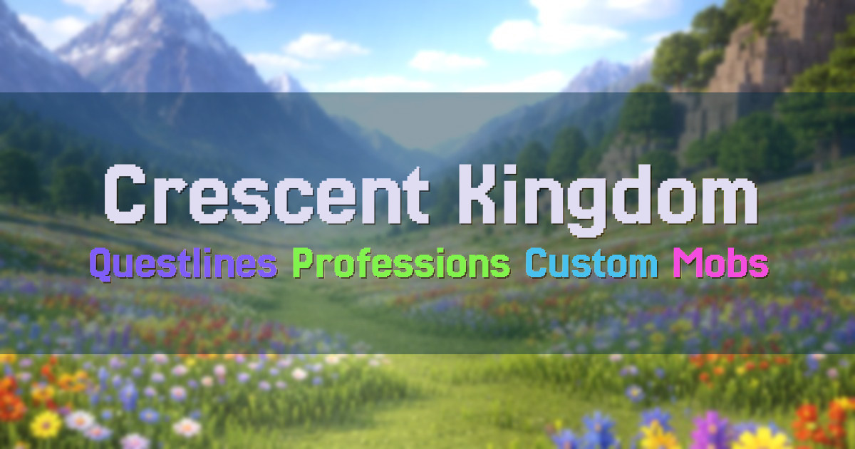 Banner for Crescent Kingdom Custom Survival SMP (crescentkingdom.com)