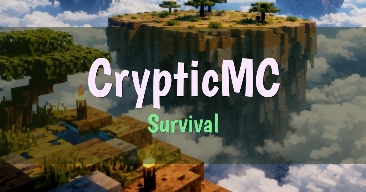 Banner for CrypticMC Survival