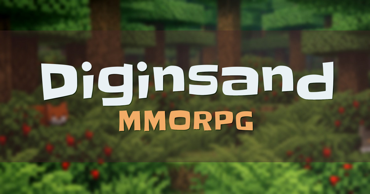 Diginsand MMORPG Minecraft server