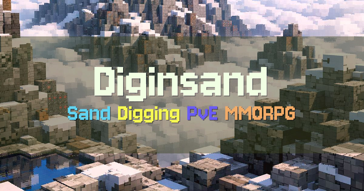 Banner for Diginsand Sand Digging PvE MMORPG Server (play.strawberrymc.net)