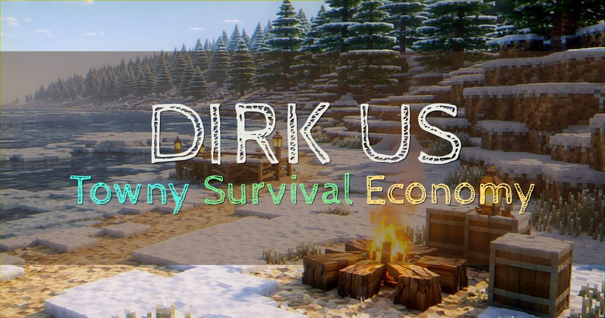 Banner for DIRK.US Towny Survival Economy Roleplay (135.148.15.220)