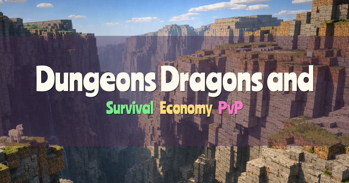 Banner for Dungeons Dragons and Space Shuttles Survival (ddss.craftersland.net)