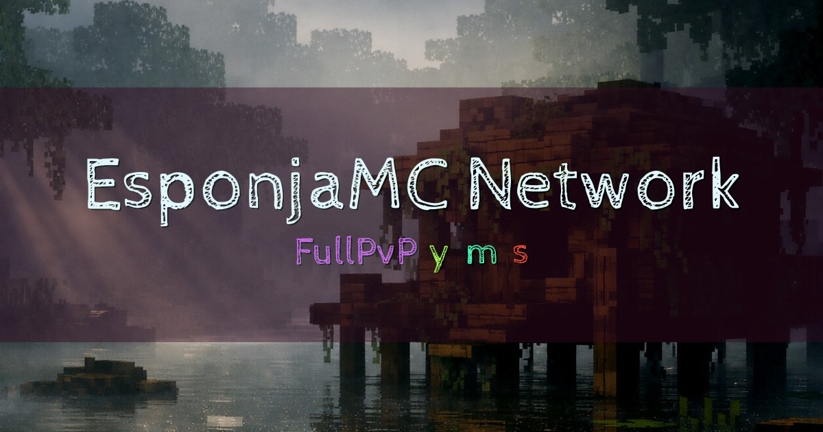 EsponjaMC Network Survival Minecraft server