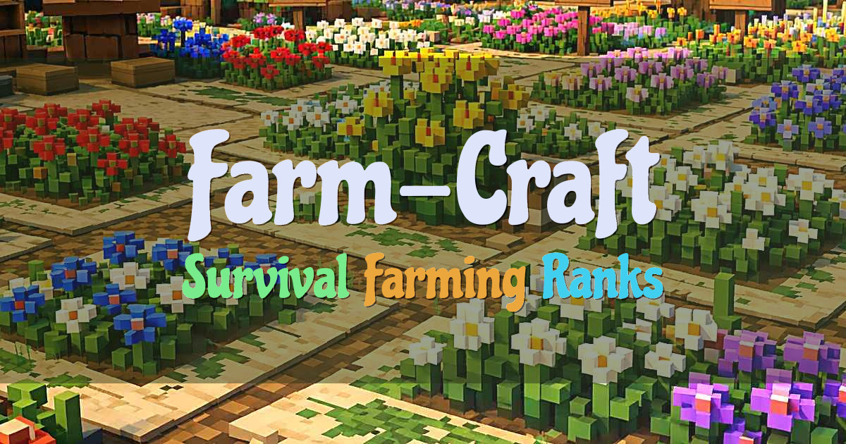 Banner for Farm Craft Survival Farming With Rank Progression (farm-craft.net)