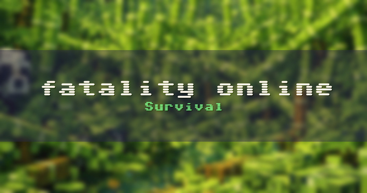 fatality.online Survival Minecraft server