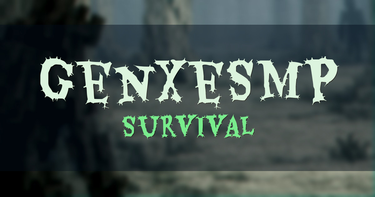 GenxeSMP Survival Minecraft server