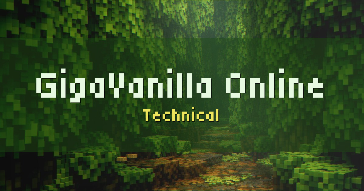 Banner for GigaVanilla Online Technical