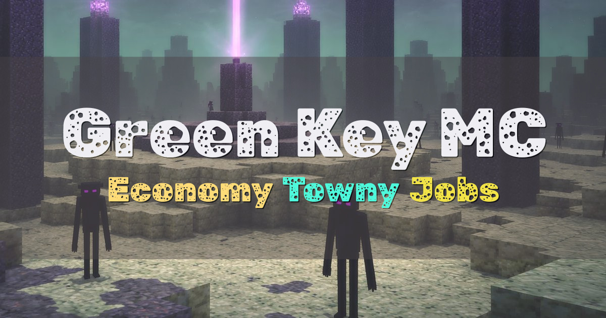 Banner for Green Key MC Australian Towny Economy SMP (play.greenkeymc.com)