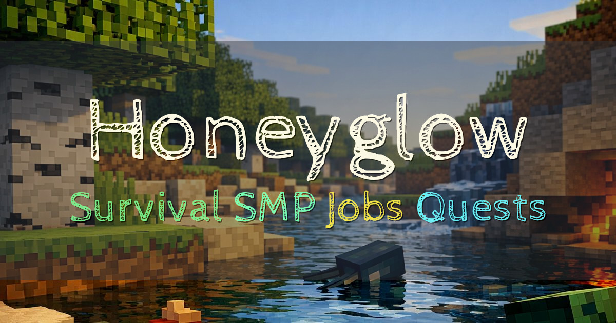 Banner for Honeyglow Survival SMP 1.21.10 with Bedrock Support (honeyglow.gg)