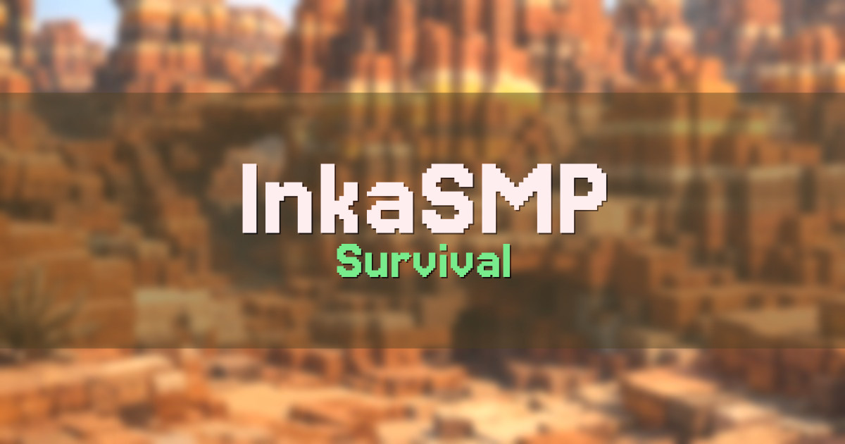 InkaSMP Survival Minecraft server