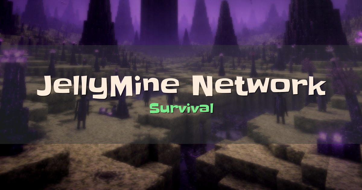 JellyMine Network Survival Minecraft server