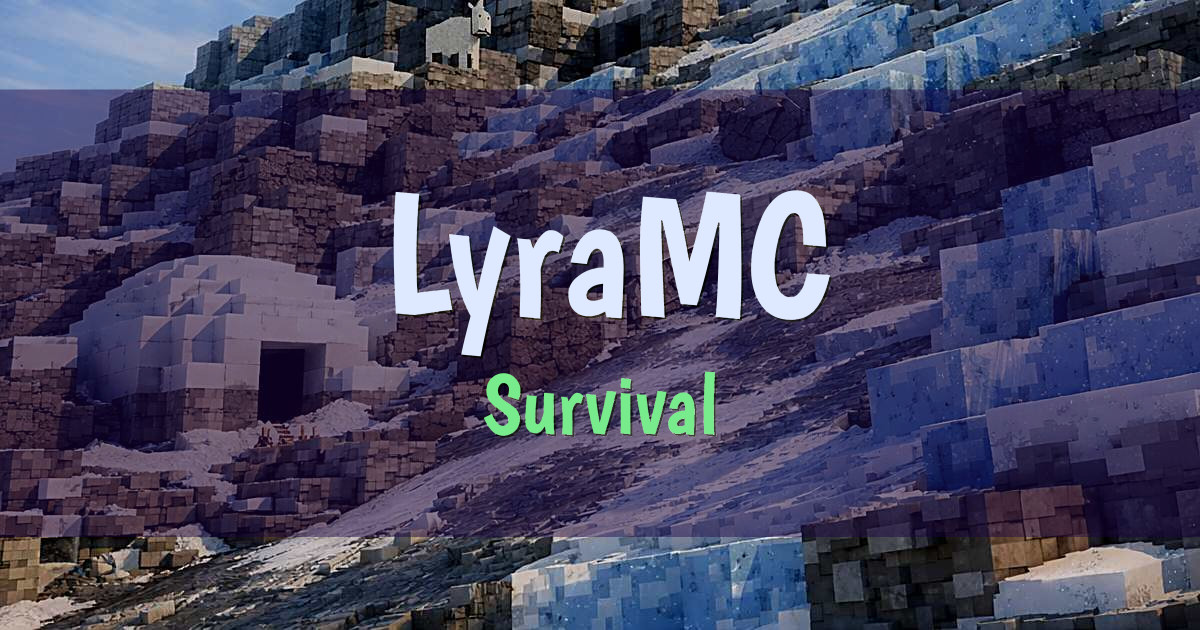 Banner for LyraMC Survival (ms.lyramc.net)