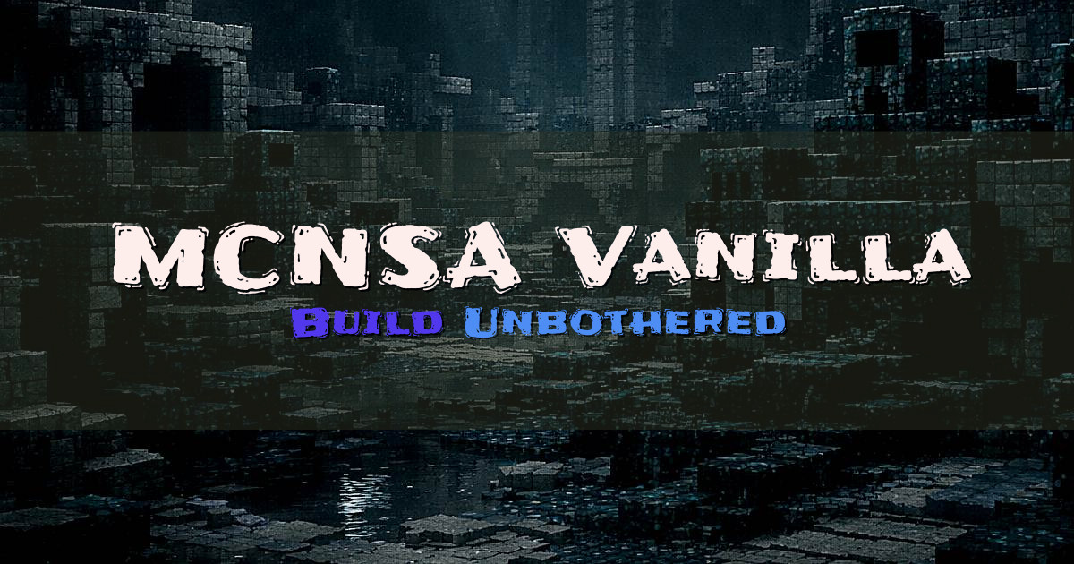 MCNSA Vanilla Survival Minecraft server