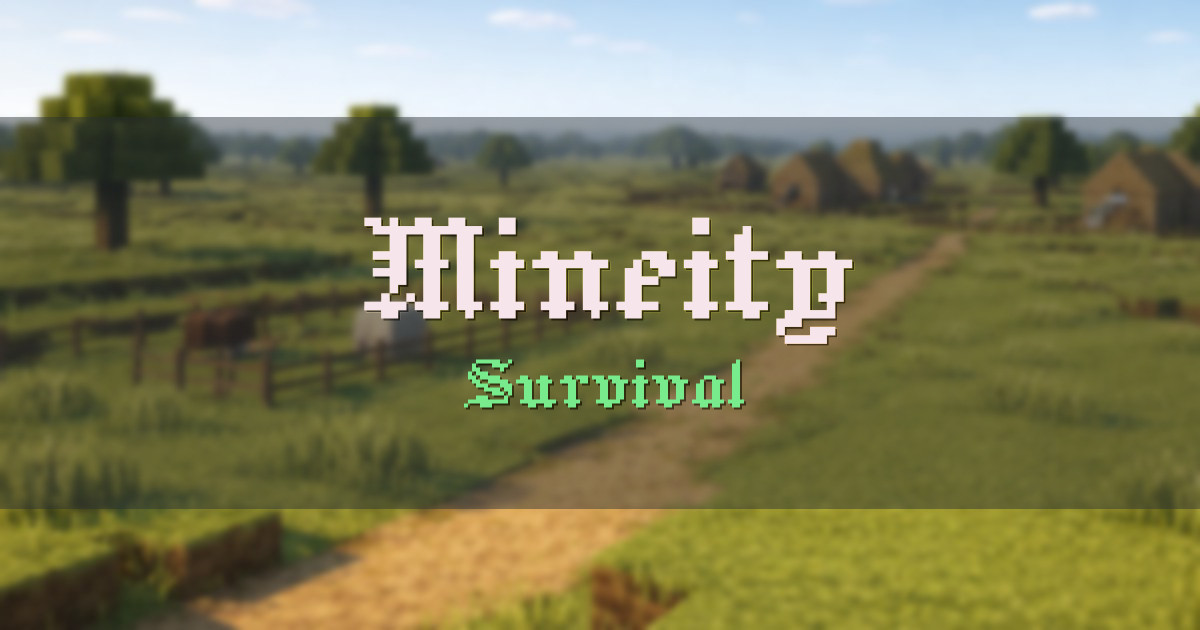 Banner for Mineity Survival (play.mineity.com)