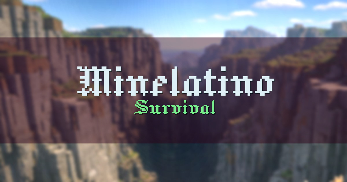 Minelatino Survival Minecraft server
