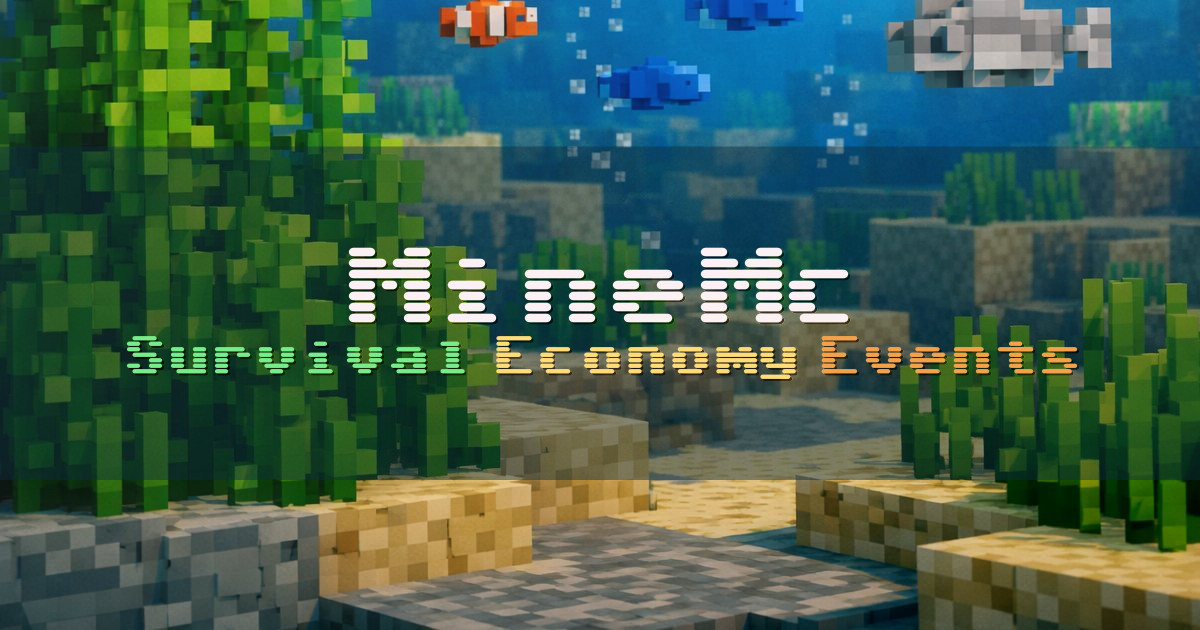 Banner for MineMc Classic Survival with Events and Economy (minemc.in)