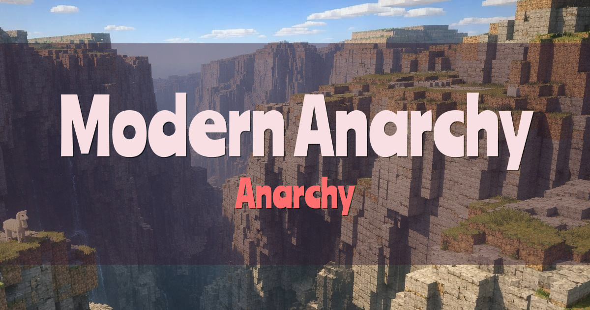Modern Anarchy Anarchy Minecraft server