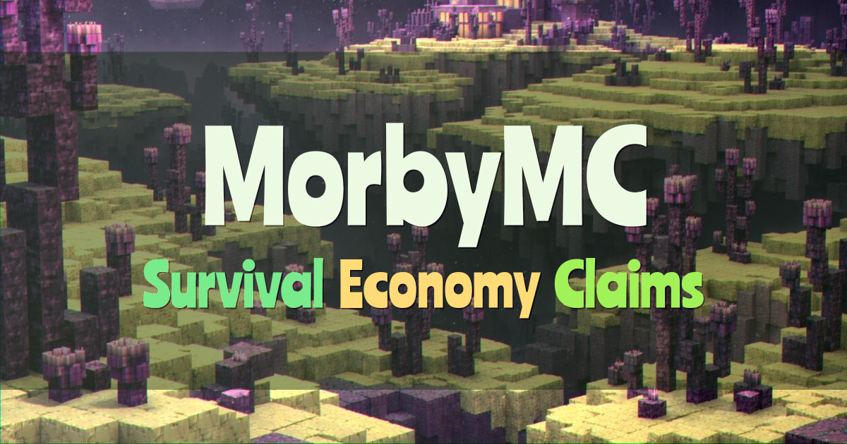 Banner for MorbyMC Swedish Survival Economy and Claims (morbymcserver.se)
