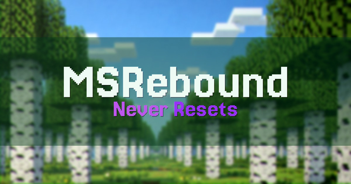 MSRebound SMP Minecraft server