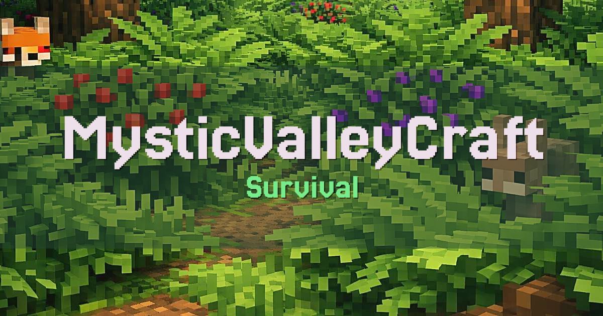 Banner for MysticValleyCraft Survival