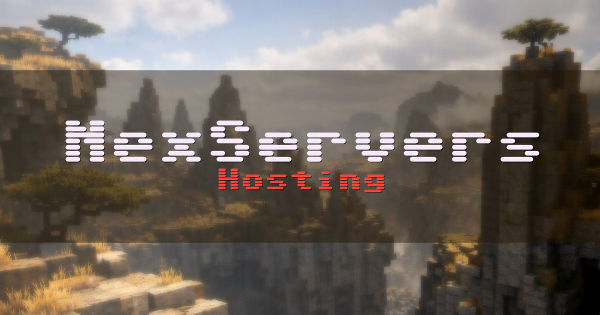 NexServers Hosting Minecraft server