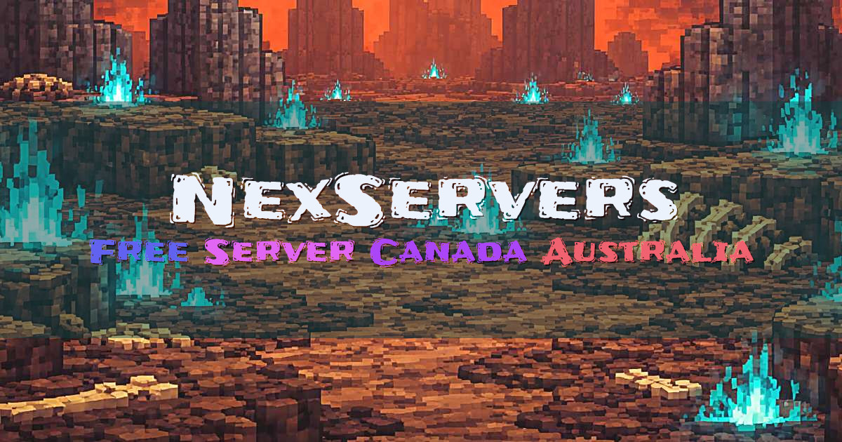 Banner for NexServers Minecraft Hosting Canada and Australia (nexservers.online)
