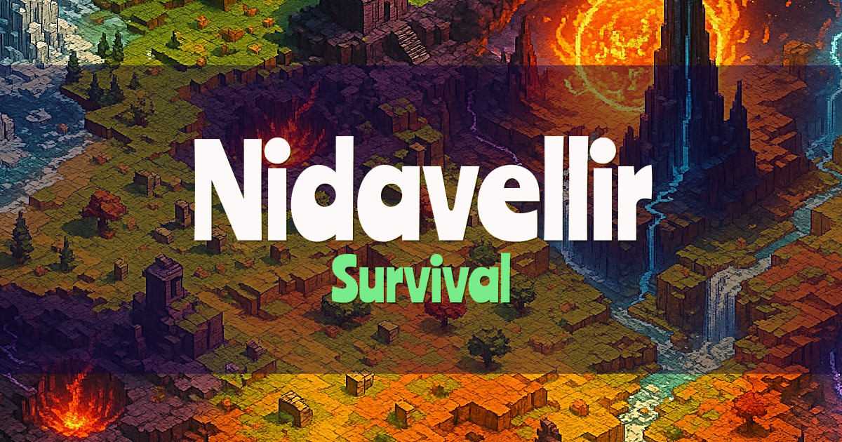 Nidavellir Survival Minecraft server