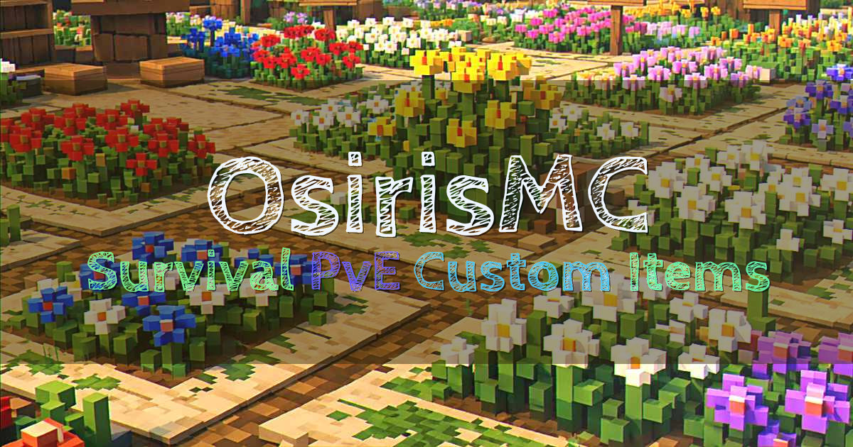 Banner for OsirisMC Survival masivo con mobs por nivel (play.osirismc.net)