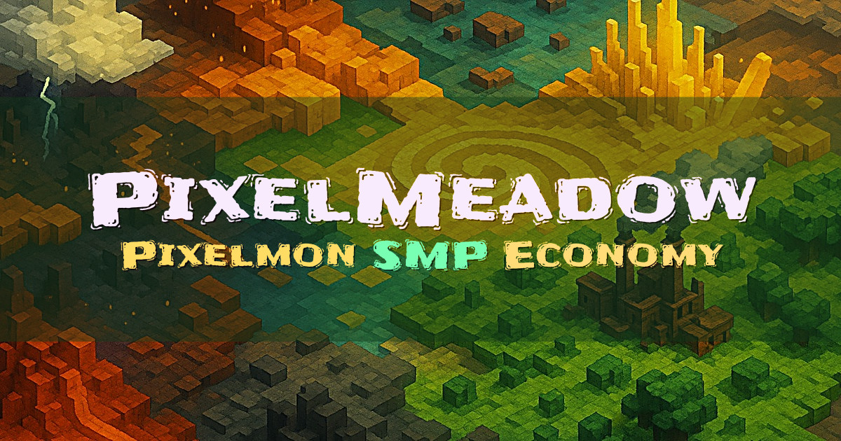 Banner for PixelMeadow Pixelmon SMP with PvP Arena (play.pixelmeadow.net)