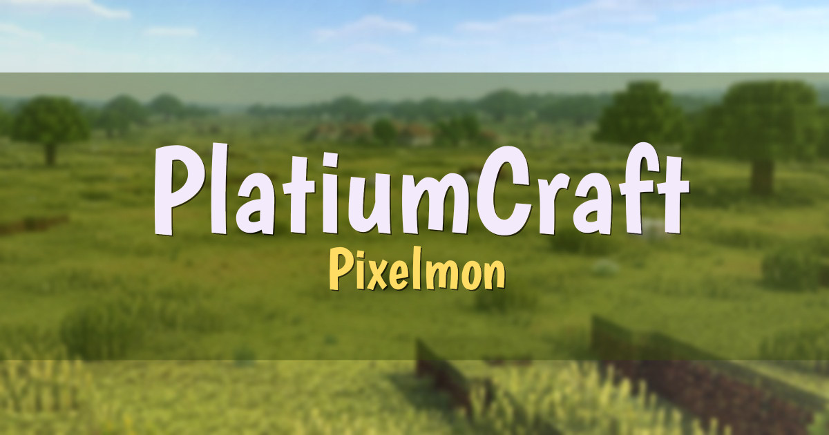 PlatiumCraft Pixelmon Minecraft server