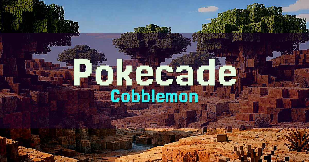 Banner for Pokecade Cobblemon (hub.pokecade.org)