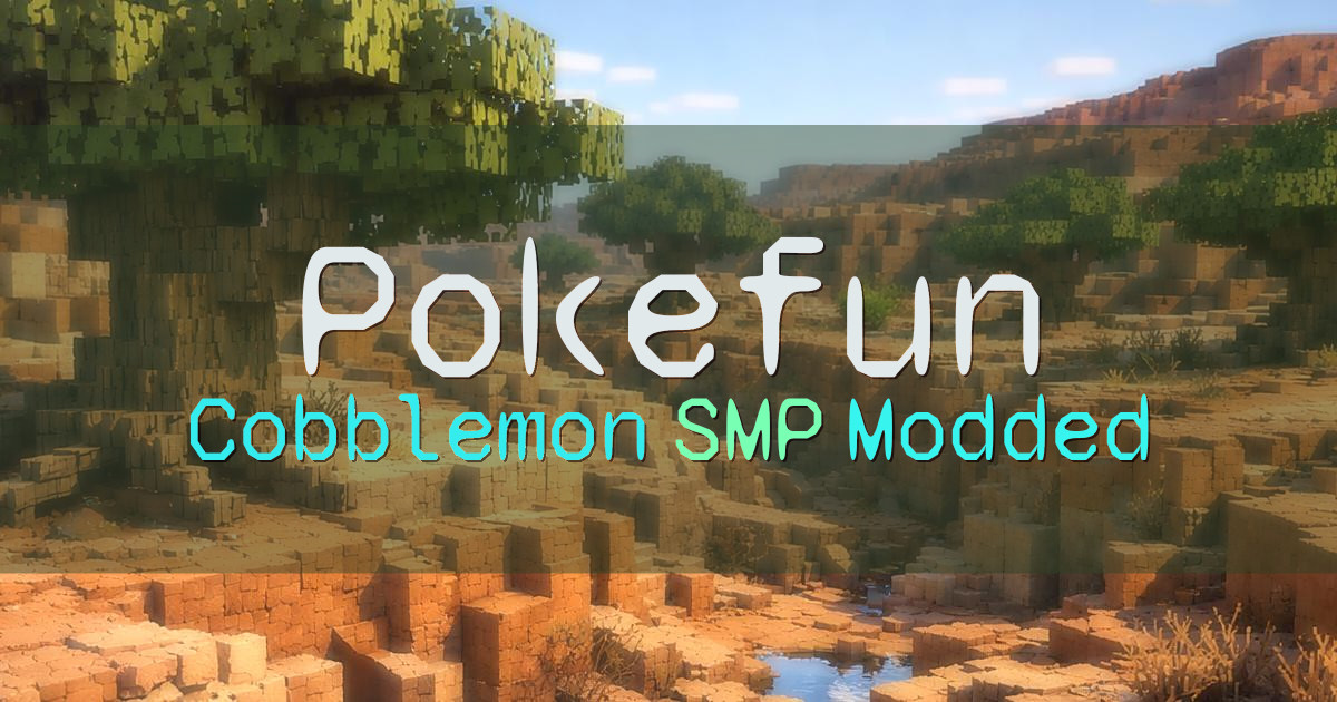 Banner for Pokefun Cobblemon SMP With Custom Systems (play.pokefun.fun)