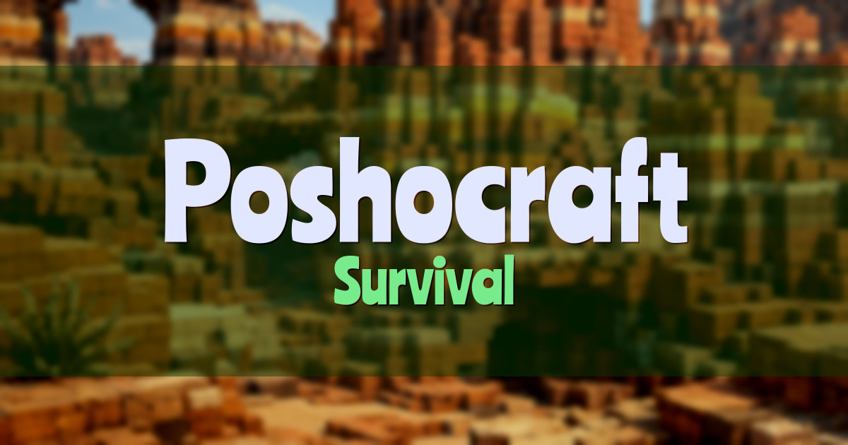 Poshocraft Survival Minecraft server