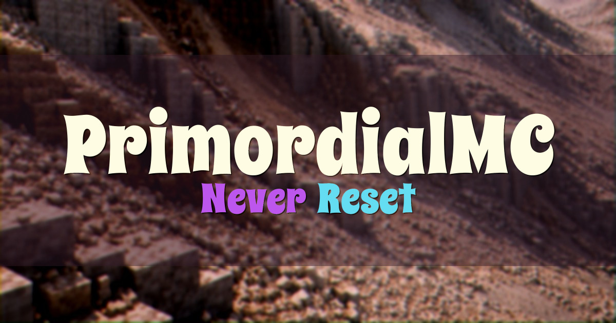 PrimordialMC Survival Minecraft server