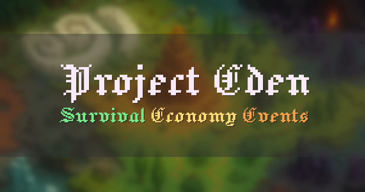 Banner for Project Eden Survival SMP with Economy and Events (mcs.projecteden.gg)