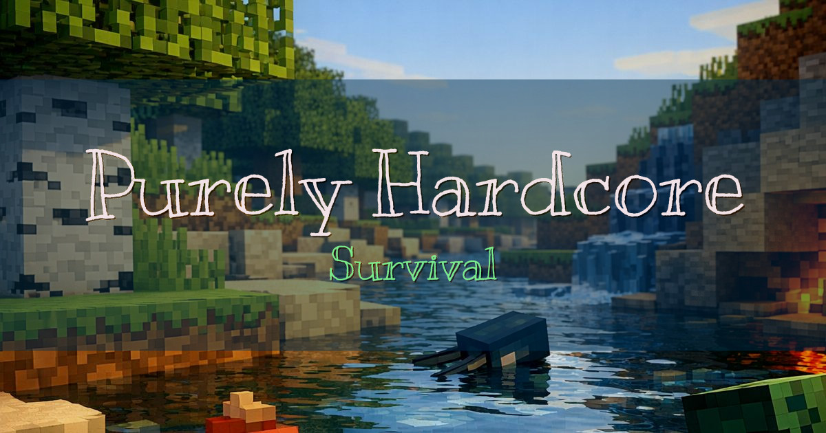 Purely Hardcore Survival Minecraft server